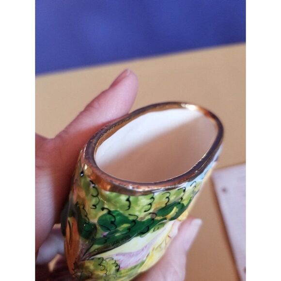 Bing Co FBS Vase Bottle France ? Ferdinand footed Dancing antique hand painted - Picture 11 of 11